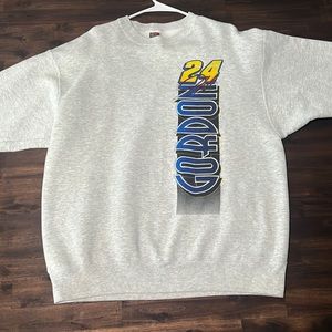 1996 NASCAR Jeff Gordon Crewneck Sweatshirt (XL-Grey)